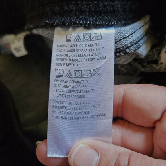 Denim & Company Womens Pants Black Size 8P Cotton Blend Pullon Stretch Pockets - Picture 8 of 12